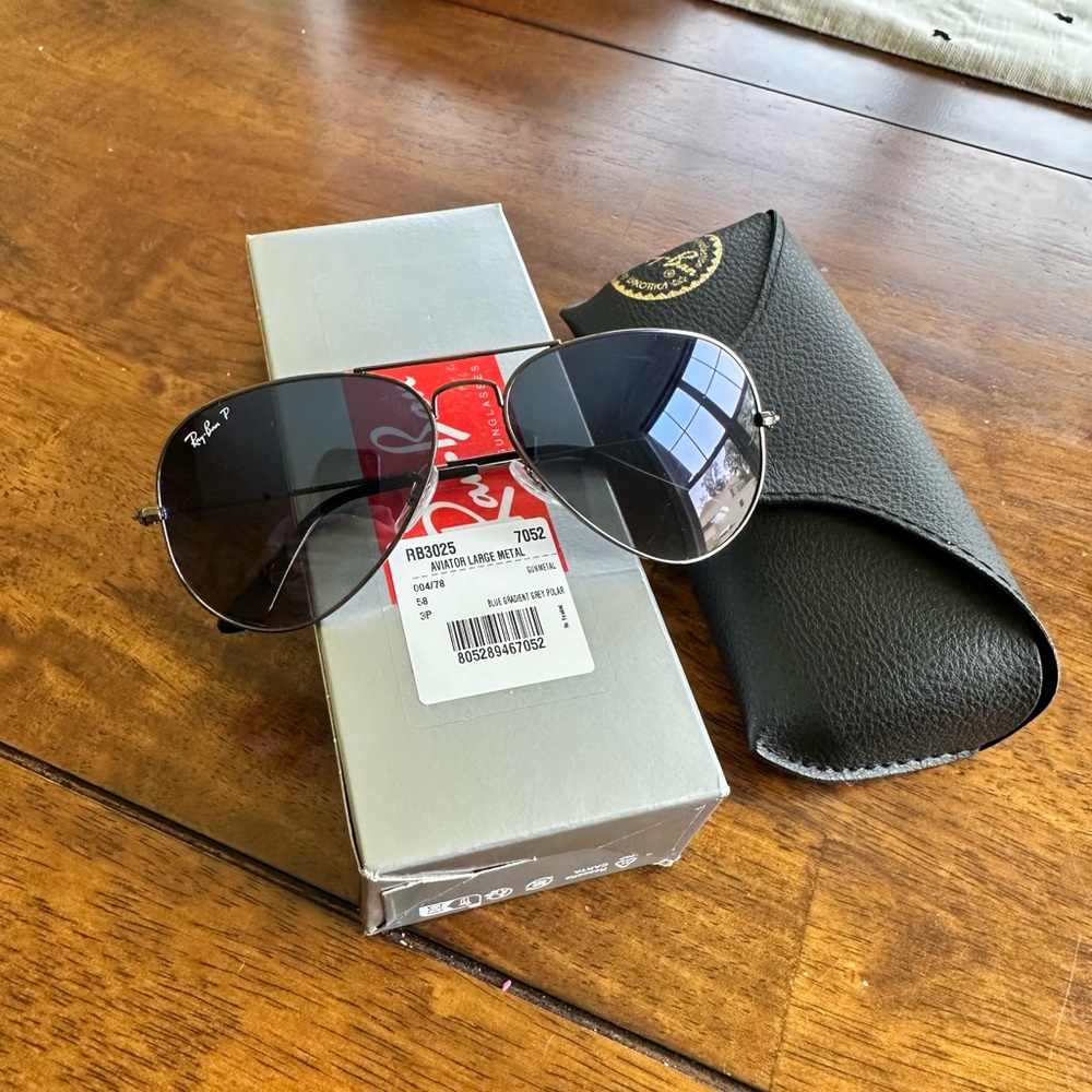 Ray-Ban Aviator Sunglasses with Double Bridge